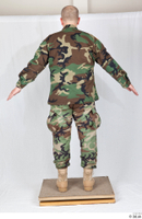  Photos Army Man in Camouflage uniform 4 20th century a poses army camouflage uniform whole body 0004.jpg
